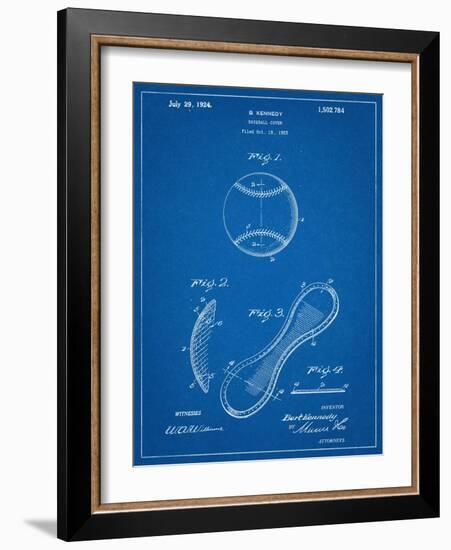 Baseball Patent 1923-null-Framed Art Print