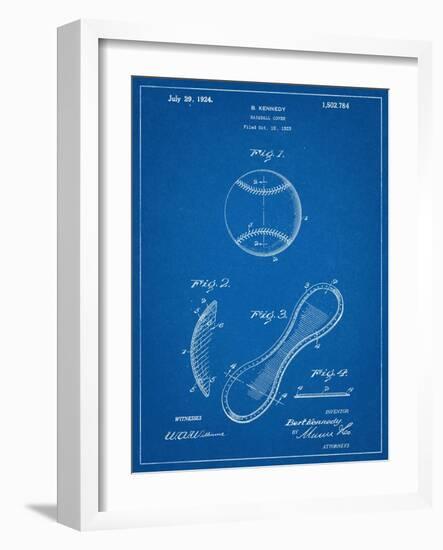 Baseball Patent 1923-null-Framed Art Print