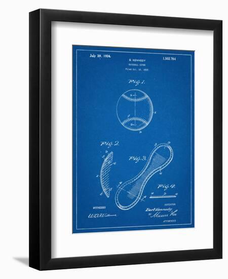 Baseball Patent 1923-null-Framed Premium Giclee Print