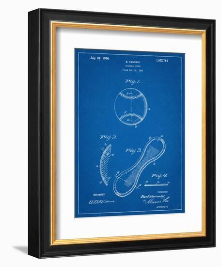 Baseball Patent 1923-null-Framed Premium Giclee Print