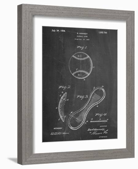 Baseball Patent 1923-null-Framed Art Print