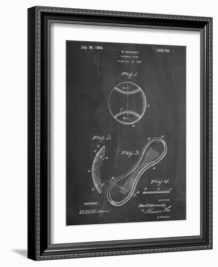 Baseball Patent 1923-null-Framed Art Print