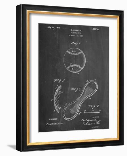 Baseball Patent 1923-null-Framed Art Print