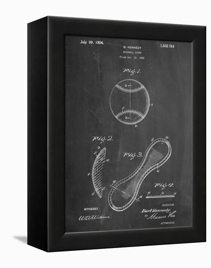 Baseball Patent 1923-null-Framed Stretched Canvas