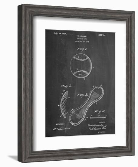 Baseball Patent 1923-null-Framed Art Print