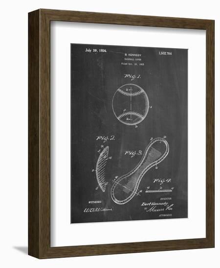 Baseball Patent 1923-null-Framed Art Print