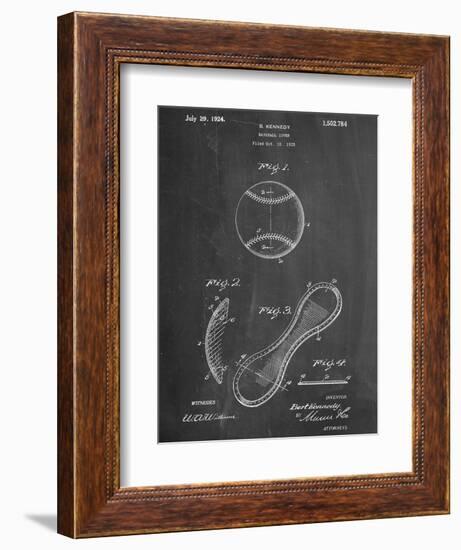 Baseball Patent 1923-null-Framed Art Print