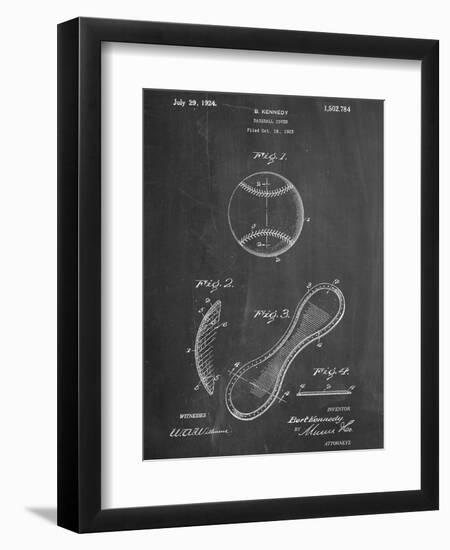 Baseball Patent 1923-null-Framed Art Print