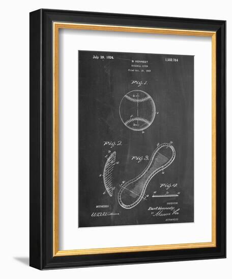 Baseball Patent 1923-null-Framed Art Print