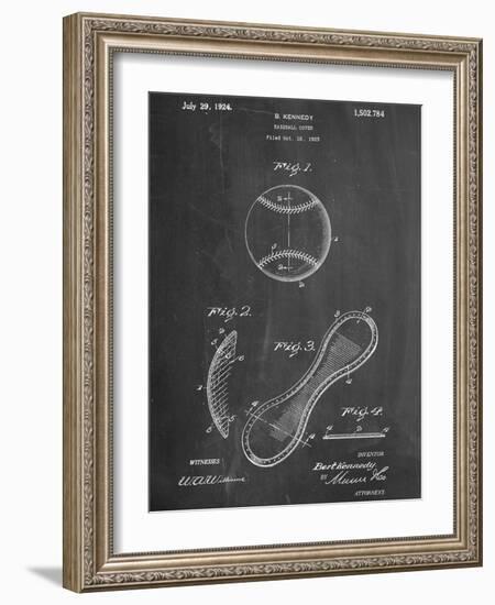 Baseball Patent 1923-null-Framed Art Print