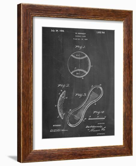 Baseball Patent 1923-null-Framed Art Print