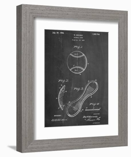 Baseball Patent 1923-null-Framed Art Print