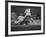 Baseball Player Chico Fernandez Sliding into Base-null-Framed Premium Photographic Print