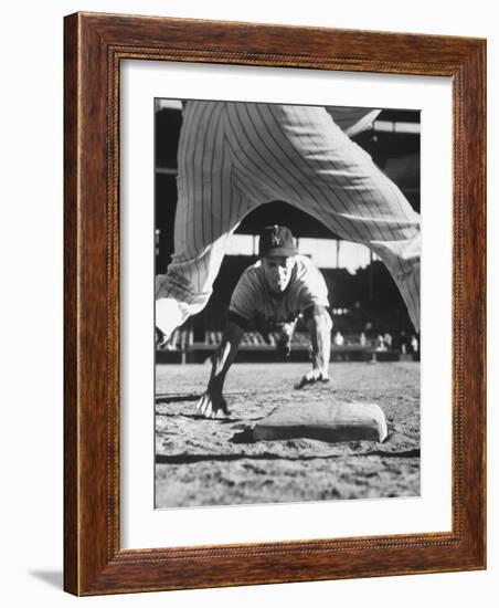 Baseball Player for Los Angeles Dodgers Maury Wills-Francis Miller-Framed Premium Photographic Print