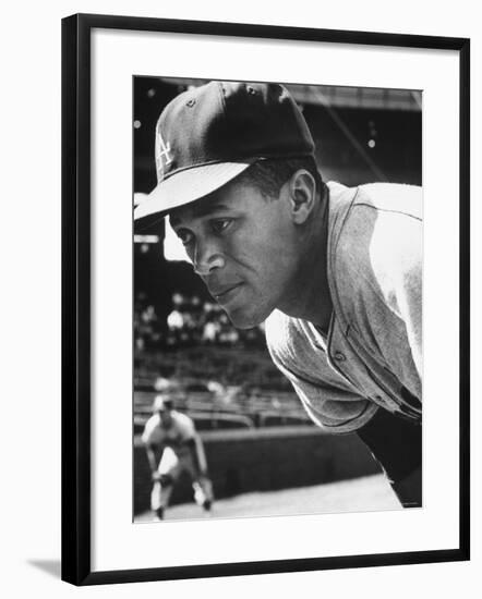 Baseball Player for Los Angeles Dodgers Maury Wills-Francis Miller-Framed Premium Photographic Print