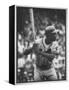 Baseball Player Hank Aaron Waiting for the Pitch-George Silk-Framed Premier Image Canvas