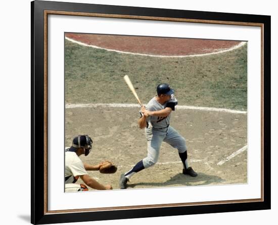 Baseball Player Harmon Killebrew of the Minnesota Twins at Bat-Stan Wayman-Framed Premium Photographic Print