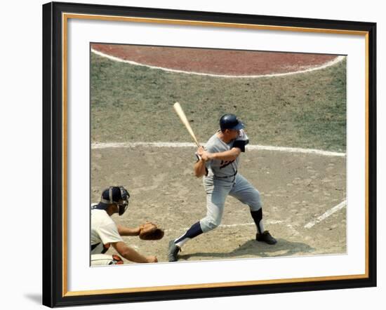 Baseball Player Harmon Killebrew of the Minnesota Twins at Bat-Stan Wayman-Framed Premium Photographic Print