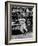 Baseball Player Willie Mays Hitting a Ball-null-Framed Premium Photographic Print