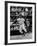 Baseball Player Willie Mays Hitting a Ball-null-Framed Premium Photographic Print