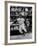 Baseball Player Willie Mays Hitting a Ball-null-Framed Premium Photographic Print