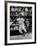 Baseball Player Willie Mays Hitting a Ball-null-Framed Premium Photographic Print