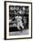 Baseball Player Willie Mays Hitting a Ball-null-Framed Premium Photographic Print