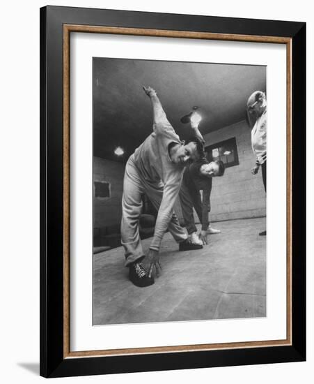 Baseball Players Stan Musial and Red Schoendienst-null-Framed Premium Photographic Print