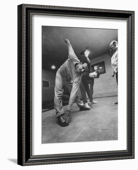 Baseball Players Stan Musial and Red Schoendienst-null-Framed Premium Photographic Print