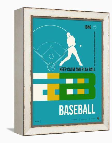 Baseball Poster-NaxArt-Framed Stretched Canvas