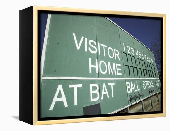 Baseball Scoreboard-Alan Schein-Framed Premier Image Canvas
