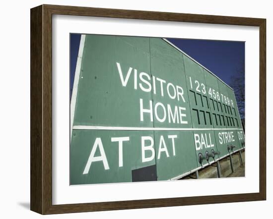 Baseball Scoreboard-Alan Schein-Framed Photographic Print