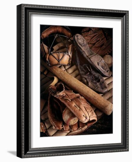 Baseball Still Life-null-Framed Photographic Print