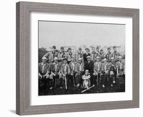 Baseball Team Photograph-null-Framed Photographic Print