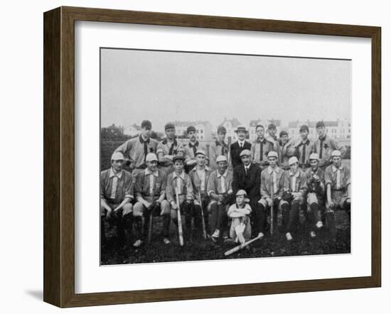 Baseball Team Photograph-null-Framed Photographic Print
