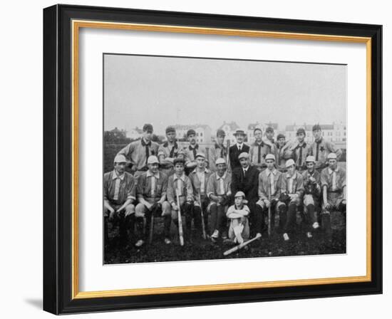 Baseball Team Photograph-null-Framed Photographic Print