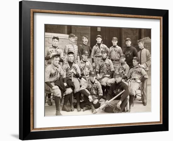 Baseball: West Point, 1896-null-Framed Giclee Print