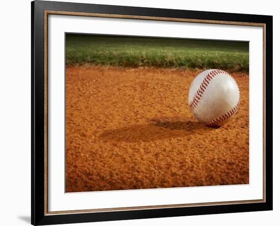 Baseball-Randy Faris-Framed Photographic Print