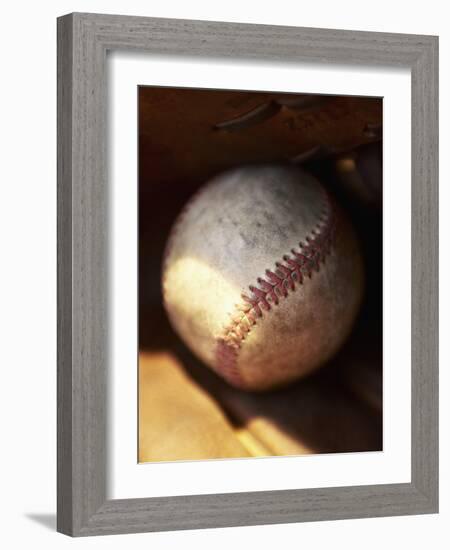 Baseball-Randy Faris-Framed Photographic Print