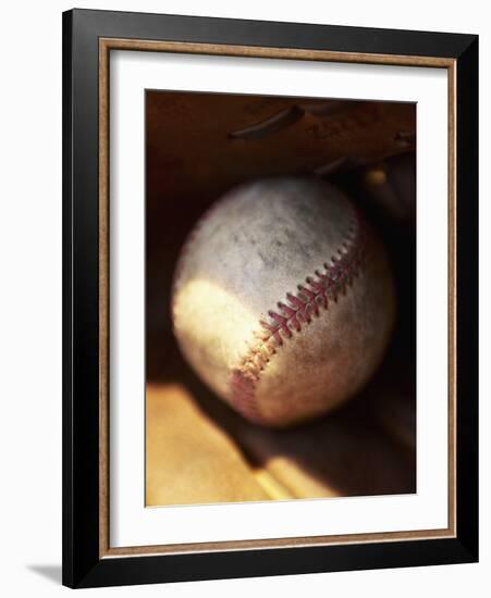 Baseball-Randy Faris-Framed Photographic Print