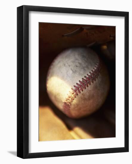 Baseball-Randy Faris-Framed Photographic Print