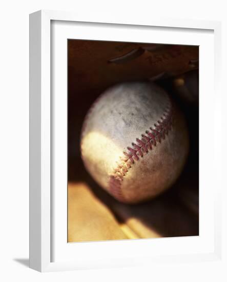 Baseball-Randy Faris-Framed Photographic Print