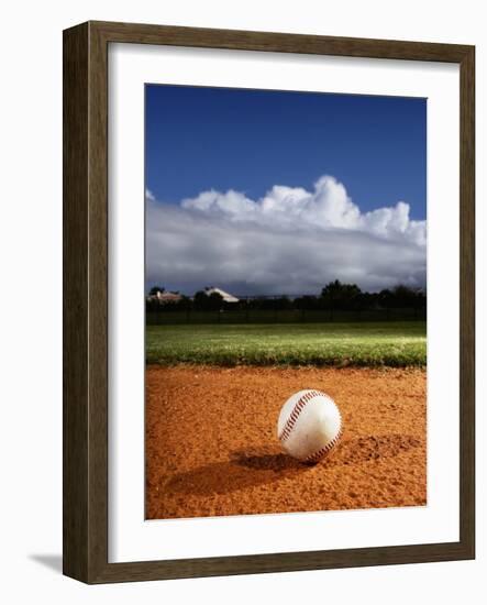 Baseball-Randy Faris-Framed Photographic Print