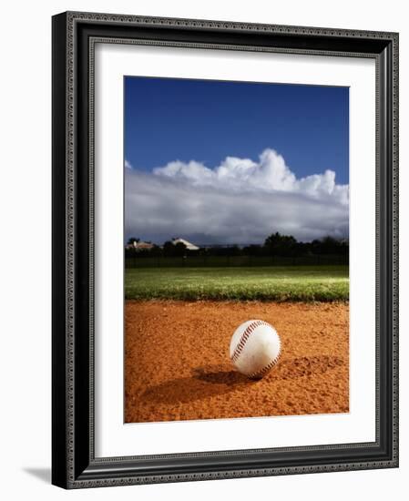 Baseball-Randy Faris-Framed Photographic Print