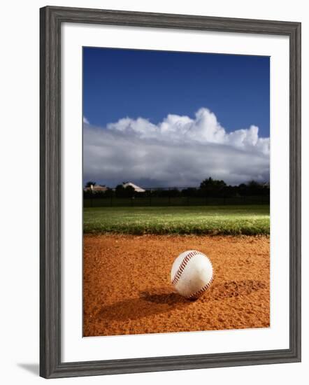 Baseball-Randy Faris-Framed Photographic Print