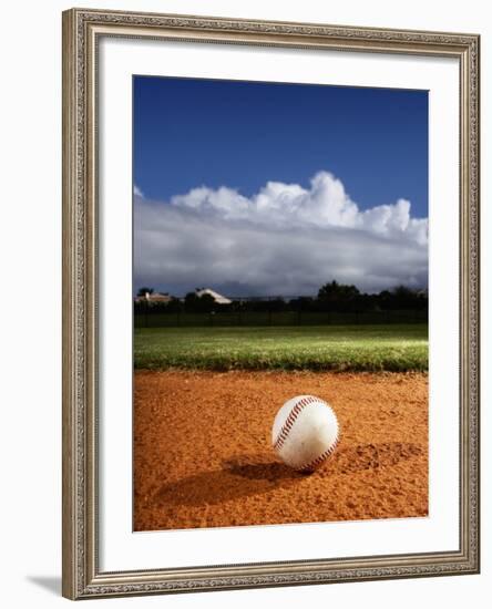 Baseball-Randy Faris-Framed Photographic Print