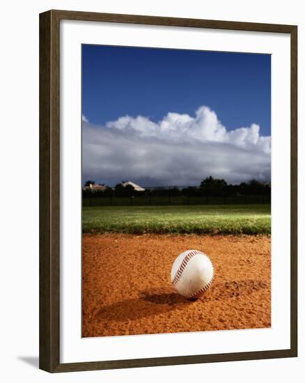 Baseball-Randy Faris-Framed Photographic Print