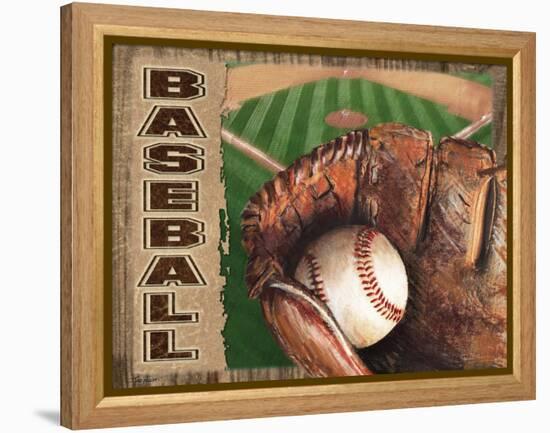 Baseball-Todd Williams-Framed Stretched Canvas