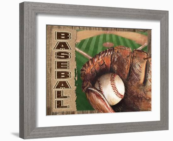 Baseball-Todd Williams-Framed Art Print