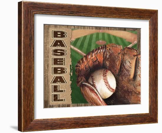 Baseball-Todd Williams-Framed Art Print